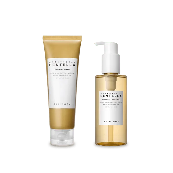 مجموعة SKIN1004 Madagascar Centella للتنظيف المزدوج